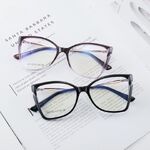 TR90 plastic frame or glasses with blue light protection, with spring hinges FA87122