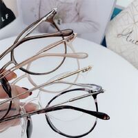 Hybrid frame, metal + TR90, with Blue Block coating SANTA 9531