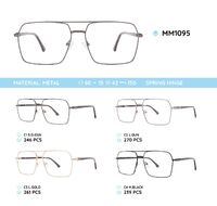 Metal men's frame for glasses MM1095