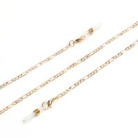 Gold-colored metal non-slip chain, for glasses and masks GL1038