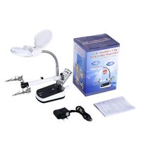 Лупа настольная с подсветкой 16090-XX, увеличение: 3,5X, 10X