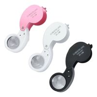 Лупа складная с универсальной подсветкой 21011-XX, диаметр: 25 мм, увеличение: 40X