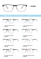 Металлическая оправа с дужками из материала TR-90 MR0081