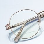 Metal Blue Blocker glasses frame with UV and blue light protection lenses More FCS3137
