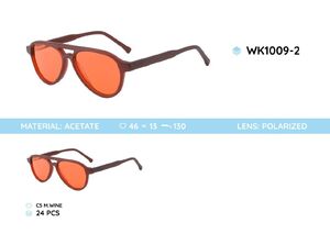 Acetate frames polarized sunglasses WK1009-2
