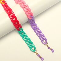 Large size plastic color Non-slip chain, for glasses and masks GL1877