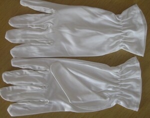 White gloves microfiber material to hold the goods on display 手套 JW010
