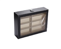 Планшет для демонстрации оправ и очков настольный на 8 мест с бежевой подкладкой