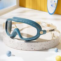 Очки для плавания детские (3-16 лет) водонепроницаемые с защитой от запотевания, с берушами, YJ6018-YU