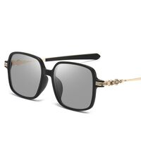 Очки пластиковые TR90 фотохромные с защитой от синего света 9725-GT