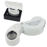 Лупа складная с универсальной подсветкой 21016-XX, диаметр: 20 мм, увеличение: 40X