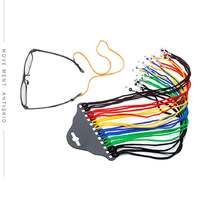Шнурок-фиксатор для очков нейлоновый 59/69 см, набор из 12 штук