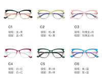 Metal blue blocker frames for glasses 3049