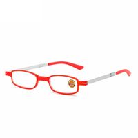 Plastic folding reading glasses JYCSTR003 with Blue ray cut protection and case, diopters from +1.00 to +4.00, RMC=62-64