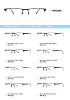 Металлическая оправа с дужками из материала TR-90 MR0088