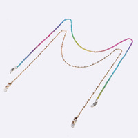 Набор из двух акриловых цепочек для очков прозрачной и ракушки GM054