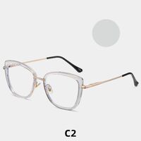 Combined frame (metal + TR90) or glasses with blue light protection, with spring hinges FA87030