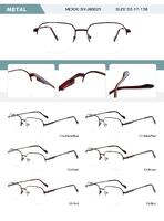 Metal nylor frame for men with spring hinges SYJ60825-DA