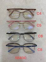 Metal frame for glasses with spring hinges for women 5840C