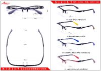 Semi-rimless sports plastic + metal frame Athlly I-2004 (see for discounts)