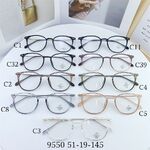 Hybrid frame, metal + TR90, with Blue Block coating SANTA 9550