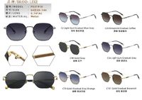 Солнцезащитные поляризационные металлические очки Leke L31918