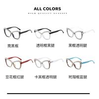 Reading PC plastic glasses with Blue Ray Cut protection, spring hinges and rhinestones for women KY239镶钻款, diopters from 0.00 to +4.00
