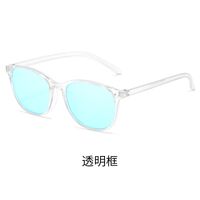 Blue Block plastic glasses with blue light protection for colorblind people, with case KY6008-8色盲片