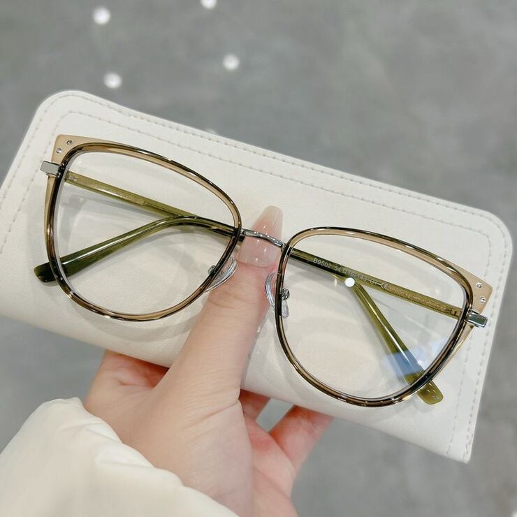 Combined frame (metal + TR90) with Blue Ray Cut protection lenses MAMO B9502