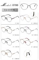 Metal frame with soft nose pad and spring hinges 0700-DA