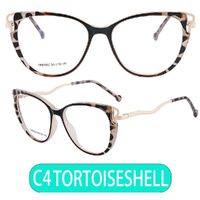 Оправа для очков комбинированная (металл + TR90) с защитой от синего света, с флексом FA87055