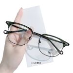 Оправа комбинированная (металл + TR90) полуободковая с линзами Blue Ray Cut MAMO TQ5759