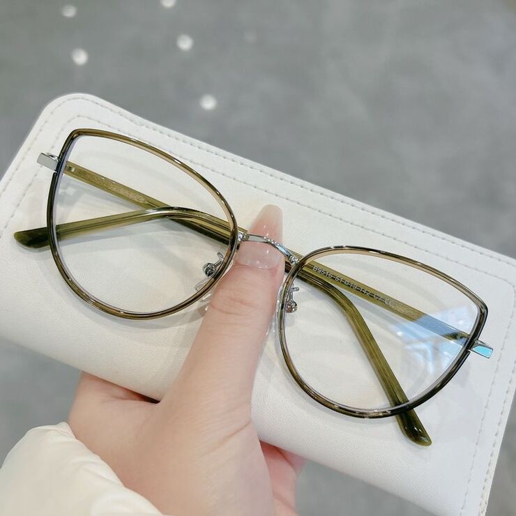 Combined frame (metal + TR90) with Blue Ray Cut protection lenses MAMO B9516