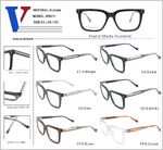 Plastic acetate frame with spring hinges D5011-DA