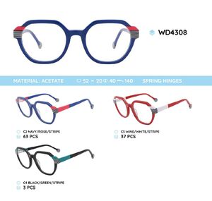 Plastic acetate eyeglasses frame WD4308
