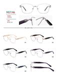 Metal frames for glasses with spring hinges Big City LF1618