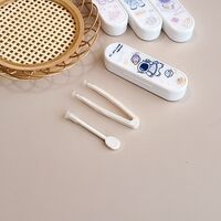 Мини-набор для мягких контактных линз - пинцет + присоска 101镊子4个装宇航员