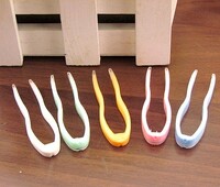 Пинцет 5,1см пластиковый с силиконовой защитой для контактных линз 单个镊子in