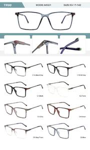 Plastic TR90 frame for men with spring hinges A5021-DA