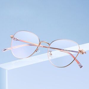 Очки металлические с защитой от синего света 9650-3-GT