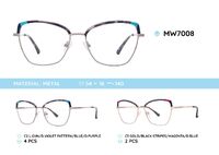 Оправа металлическая, с флексом MW7008