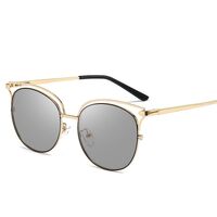 Очки металлические фотохромные с защитой от синего света 9704-GT