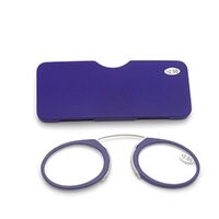 Plastic reading pince-nez glasses with case 6009, diopters from +1.00 to +3.50, RMC=62-64