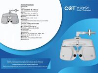 Портативный автоматический фороптер с управлением через Bluetooth и Wi-Fi, KF-ZD6000