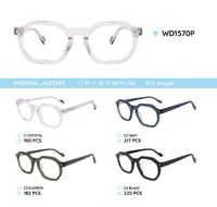 Plastic acetate eyeglasses frame WD1570P