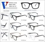 Оправа пластиковая из ацетата с флексом D3026-DA