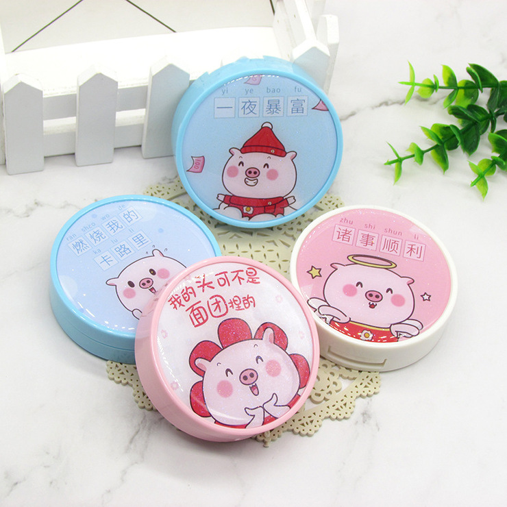 Kit for soft contact lenses (Kits for contact lenses) A619Piglet