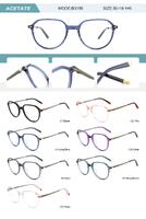 Plastic acetate frame for women with spring hinges B3150-DA