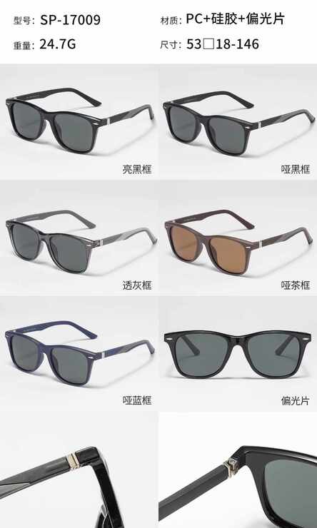 Plastic polarized sunglasses Wilibolo SP-17009