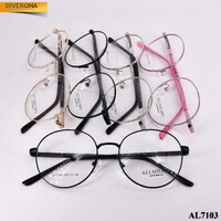 Metal eyeglass frame, material steel Allmilmo AL7103